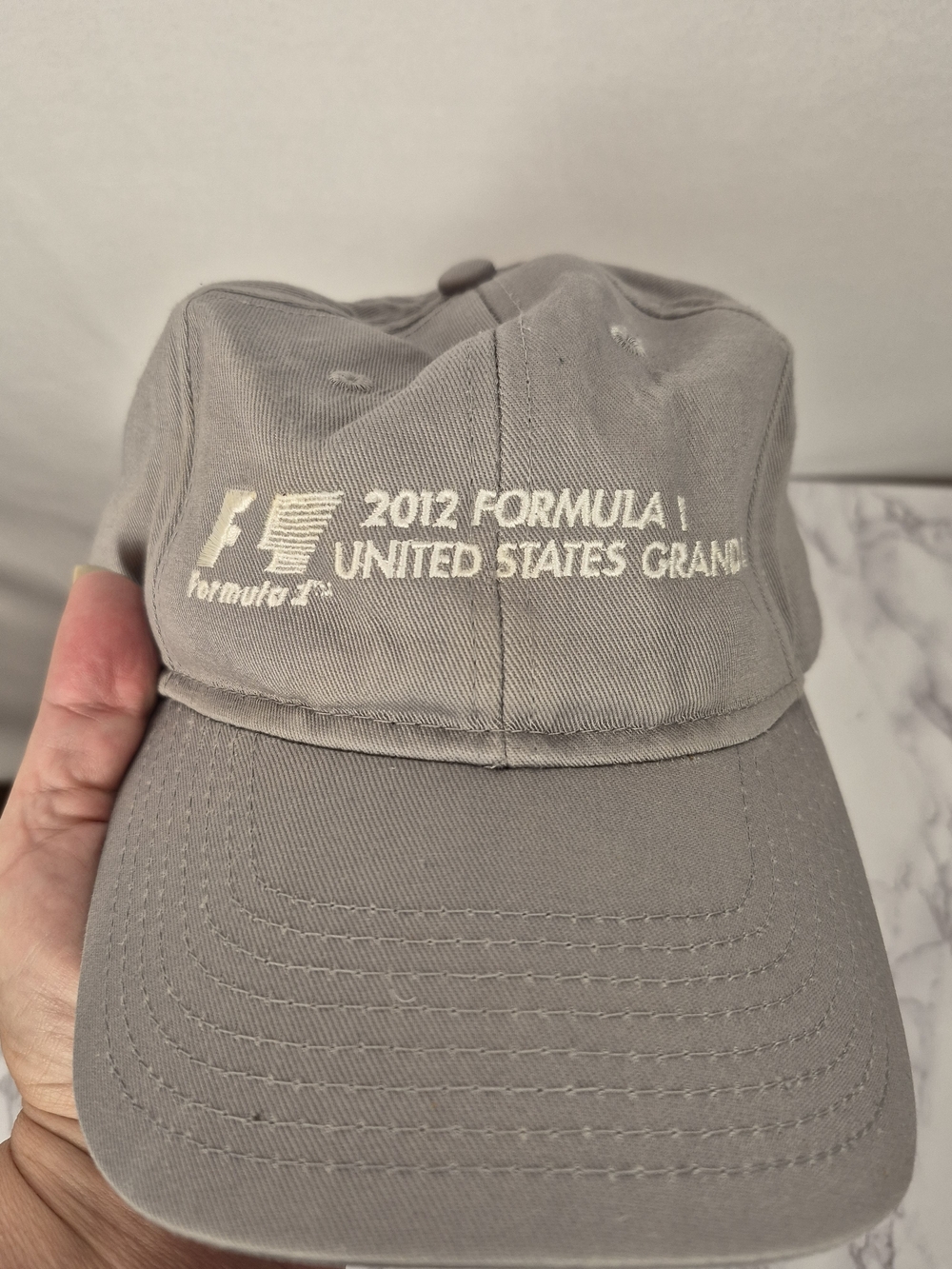 OTTO Gray 2012 Formula 1 United States Grand Prix Baseball Cap